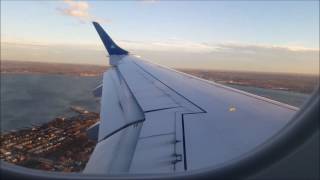 Jetblue E190 Boston  New York LGA Takeoff  Landing [upl. by Mauve]