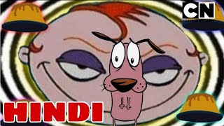 COURAGE THE COWARDLY DOG SHOW IN HINDI S4 EP 13 CARTOON NETWORK HINDI [upl. by Sufur892]