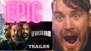 VIKRAM  Official Trailer  Kamal Haasan  VijaySethupathi FahadhFaasil  REACTION [upl. by Milah]