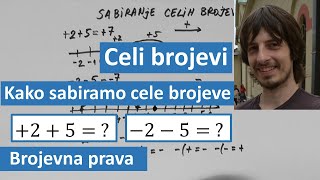 Celi brojevi Kako se sabiraju celi brojevi Sabiranje celih brojeva [upl. by Uv]