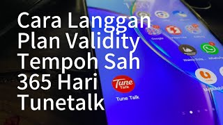 Langgan PLAN SAH TEMPOH KREDIT 365 HARI Tunetalk Halo Telco [upl. by Nyrehtac731]