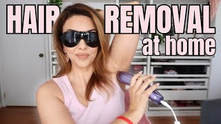 Ultimate IPL HAIR REMOVAL AtHome Experience The Ulike Air 10  Amber Lykins [upl. by Enetsirk]