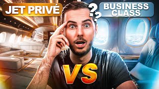 Jet Privé vs Business Class  Lequel est le mieux  Comparatif par un Multimillionnaire [upl. by Derron821]