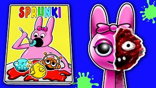 ❤️Paper DIY❤️Making INCREDIBOX SPRUNKI Game Book 📚💕PINKI Becomes a Monster ✨ Sprunki Crafts [upl. by Bray]