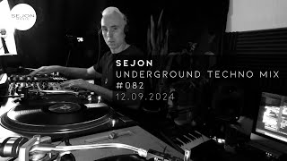 Underground Techno Stream with Sejon  12 September 2024 REUPLOAD [upl. by Hakaber]