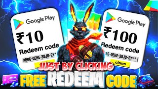 Instant✅Free Redeem Code  Just By Clicking😍 Easiest Way To Earn Redeem Code🔥 [upl. by Jorgenson456]