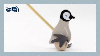 Schiebetier Pinguin   Push Along Penguin   small foot [upl. by Steinberg]