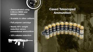 Textron Systems  Lightweight Small Arms Technologies LSAT 720p [upl. by Ycnay829]