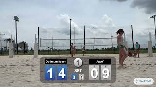 Cat5BVB 16U M4 National Qualifier Avery Simon green shortswhite shirt Brooke Smith  052024 [upl. by Matti]