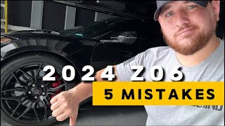 2024 C8 Corvette Z06  My Top 5 Issues [upl. by Suivat849]