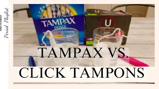 Should you buy TAMPAX pearl or U by Kotex Click LIQUID TEST [upl. by Leupold]