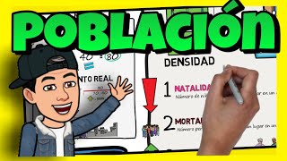 👨‍👩‍👧‍👦 La POBLACION 👨‍👩‍👧‍👦 para NIÑOS de PRIMARIA [upl. by Ydnak]