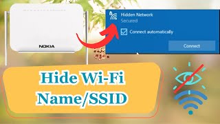 How to hide SSIDWifi Name in Nokia Router  Technology Point hidewifiname nokiarouter [upl. by Belcher]