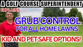 Grub control GC Superintendent saves your lawn bees pets family environment and wallet [upl. by Weslee]