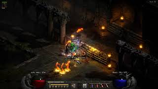 Diablo 2 Resurrected  Graveshade  Level 94 Barbarian  Travincal Player 1 Online Jah Drop [upl. by Lexa]