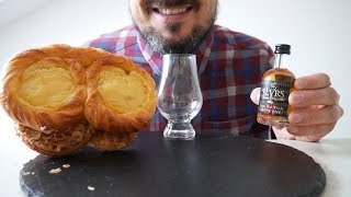 ASMR Eating German Food – Pastry Pretzels  Slyrs 51 German whisky  Food amp Drink [upl. by Aropizt]