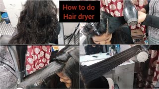 hair dryer step by step hair careyoutubegideo viral [upl. by Innavoij428]