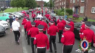 Shankill Protestant Boys FB  Cloughfern Young Conquerors Fb Parade 170824 [upl. by Araas]