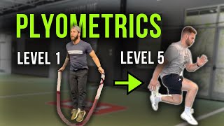 Plyometrics Progressions for Explosive Power  Levels 1 to 5 [upl. by Purington]