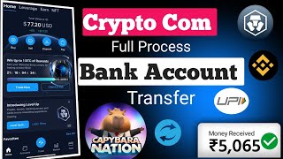 Crypto Com to Transfer Bank Account  Crypto com withdrawal to bank  crypto com Withdrawal [upl. by Allicirp]