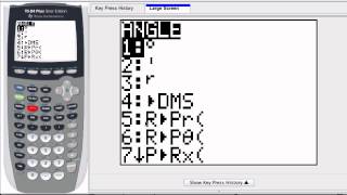 Graphing Calculator  Convert to Polar Coordinates [upl. by Anelra410]