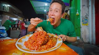 Indonesia SPICY FOOD Overdose 🌶 SAMBAL MOUNTAIN  Smashed Chili Chicken [upl. by Llerraf]