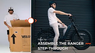 Velowave Ranger StepThru Electric Bike Assembly Tutorial [upl. by Woolcott]