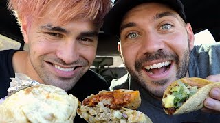 CALIFORNIAS EPIC MEXICAN FOOD MUKBANG with TODDY SMITH FROM VLOG SQUAD [upl. by Geraud]