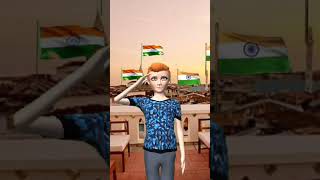 Jan gan man adhinayak Jay hai rashtriy geet cartoon video animation video 15 August26 January [upl. by Anallese]