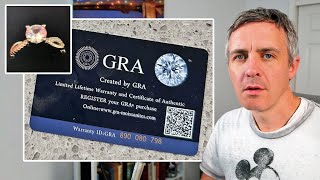 GRA Moissanite Ring Scam Quickly Explained 2024 [upl. by Ayram]