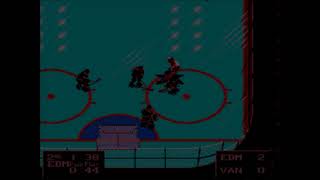 NHL 94 Genesis Oilers vs Canucks [upl. by Pearse992]