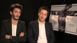 Yves Saint Laurent  Pierre Niney and Guillaume Gallienne Interview [upl. by Cristoforo]