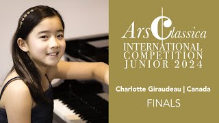 Charlotte Giraudeau 15  ArsClassica Junior Competition 2024  Chopin Ballade No 1 [upl. by Riva]