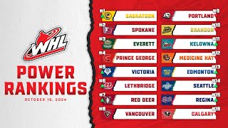 WHL Power Rankings Week Three  Toon Town takes the top spot [upl. by Ronyar]