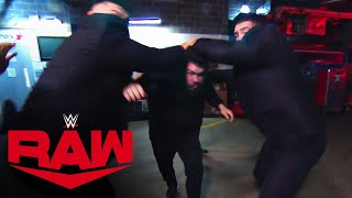 Kevin Owens is brutalized backstage by Rollins Murphy amp AOP Raw March 9 2020 [upl. by Anitreb]