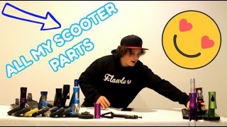 ALL MY SCOOTER PARTS RAW [upl. by Nilauqcaj]