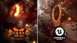 Diablo 2  Durance of Hate reimagined in Unreal Engine [upl. by Sabba856]