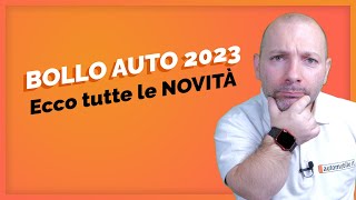 BOLLO AUTO vi spieghiamo COSA CAMBIA nel 2023 [upl. by Linis]