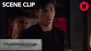 Shadowhunters  Season 1 Episode 12 Magnus Gives Alec Love Advice  Freeform [upl. by Bannasch]