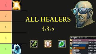 WotLK Healer Tier List for 335 Warmane WoW [upl. by Woodie]