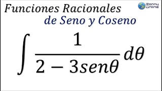 Funciones Racionales de Seno y Coseno 1  TÉCNICAS DE INTEGRACIÓN  con Fracciones Parciales [upl. by Quintilla]