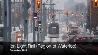 ion Light Rail Region of Waterloo  Winter 2019 [upl. by Rhys44]