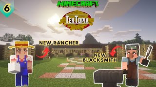 Tek Topia Tamil  Episode  6  Rancher and Blacksmith  Minecraft Gameplay  CBEGhoul Tamil [upl. by Liamsi]