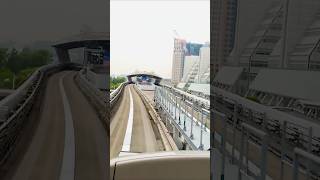 Monorail to Odaiba From Shimbashi Station [upl. by Alden]