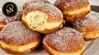 Vanille Berliner  Krapfen  Kreppel  Pfannkuchen selber machen [upl. by Blaise]