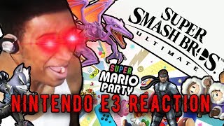 Etika Reacts to NINTENDO E3 Conference  FunnyHype Moments Stream Highlight [upl. by Zantos]