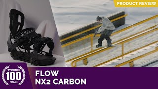 Flow NX2 Carbon 2023 Snowboard Binding Review [upl. by Angelika862]