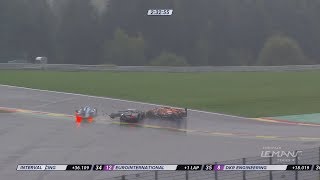 ELMS 2018 4 Hours of Spa Crash [upl. by Youlton]