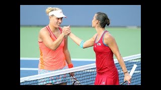 Kerber vs Pennetta ● US Open 2011 QF Highlights [upl. by Assirrem]