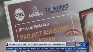 Brownsville and Tx work to offer paid internships [upl. by Josler663]